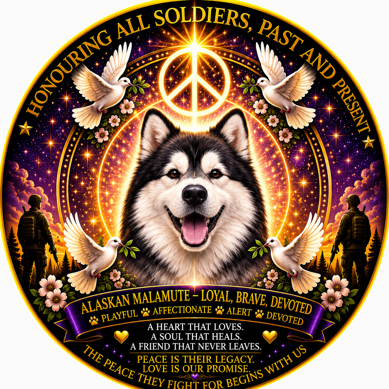 Alaskan Malamute artwork